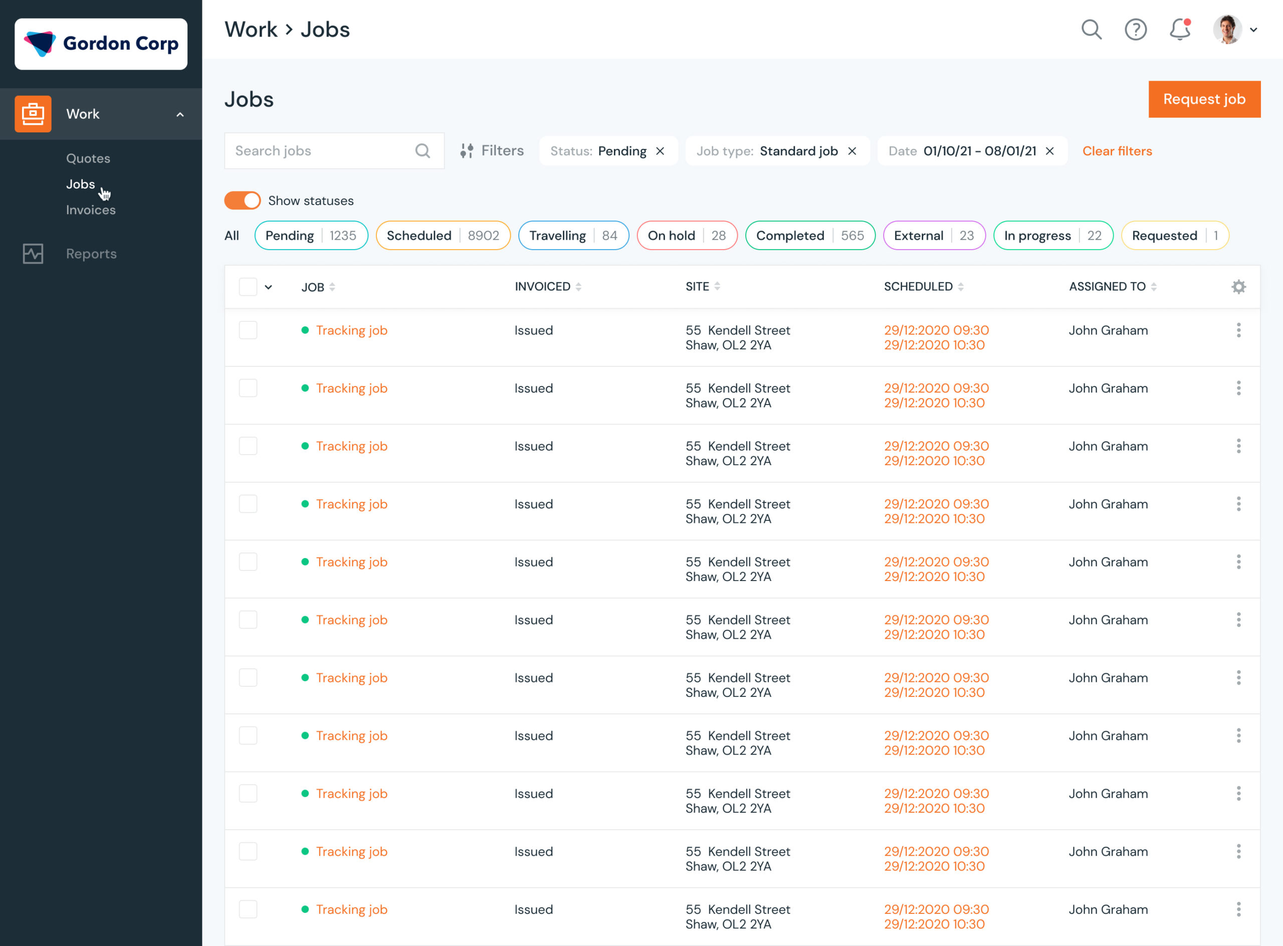 Customer Portal Software Workever