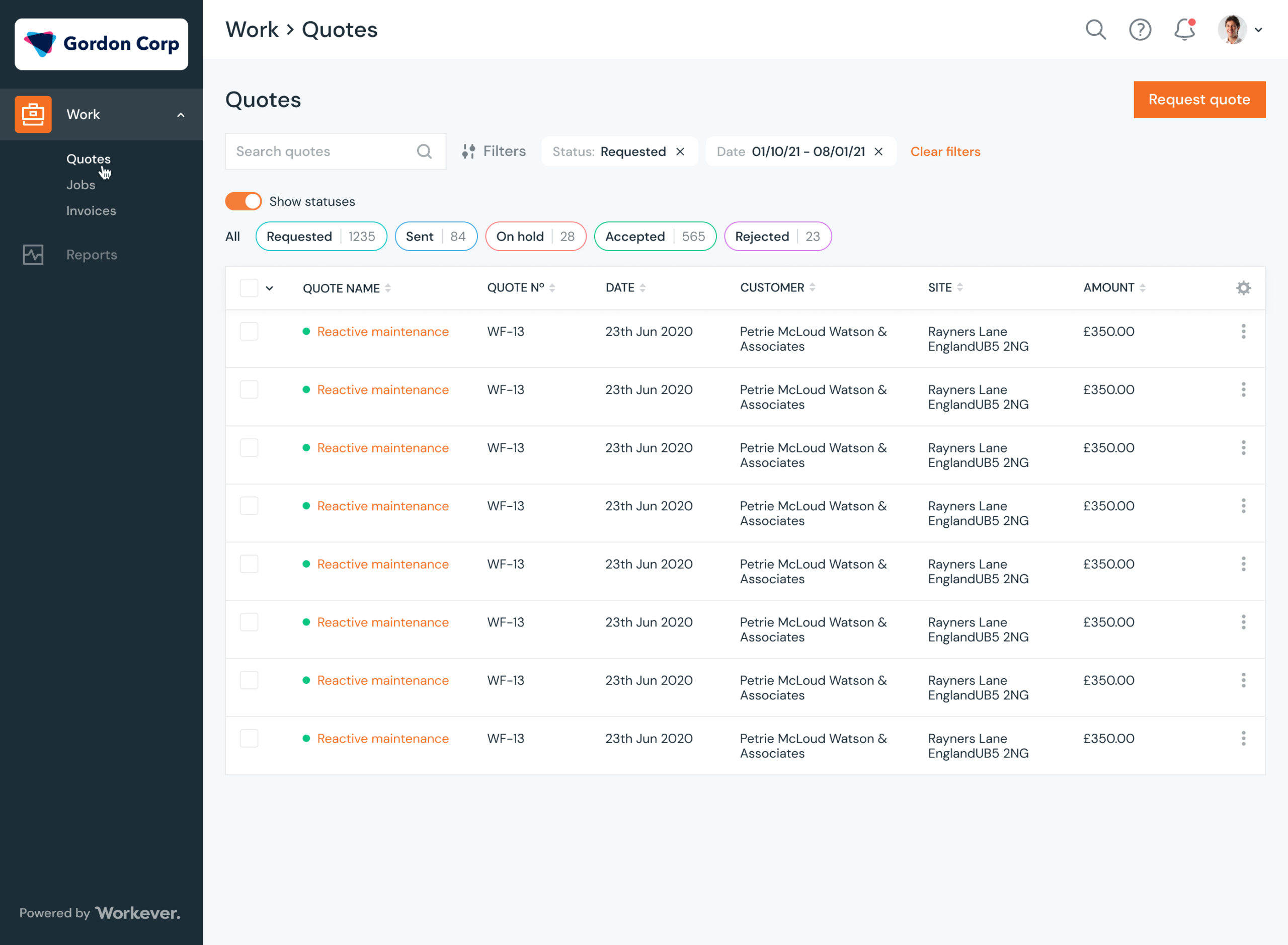 CRM for Field Service Workever