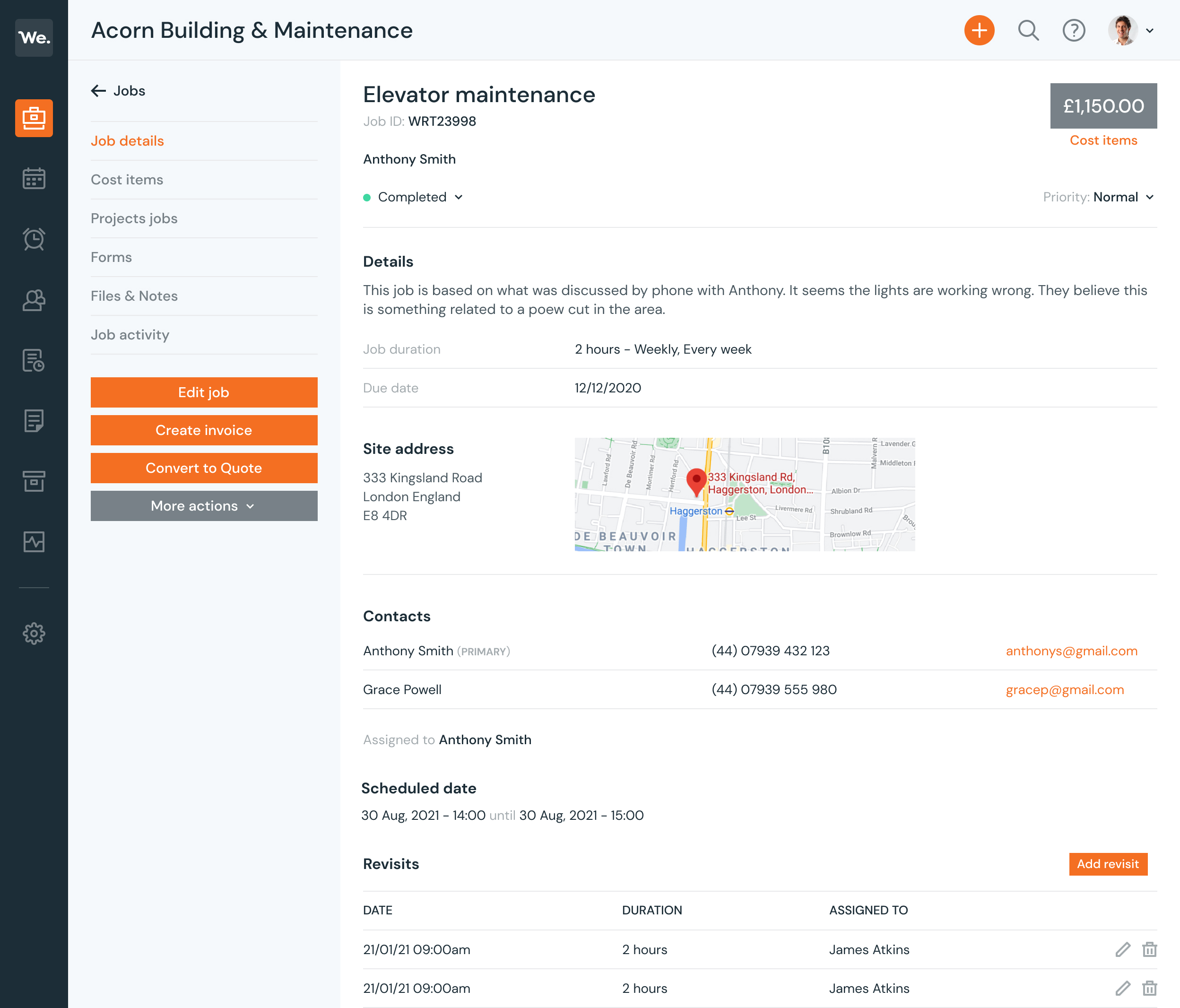 Elevator Lift Maintenance Software Workever