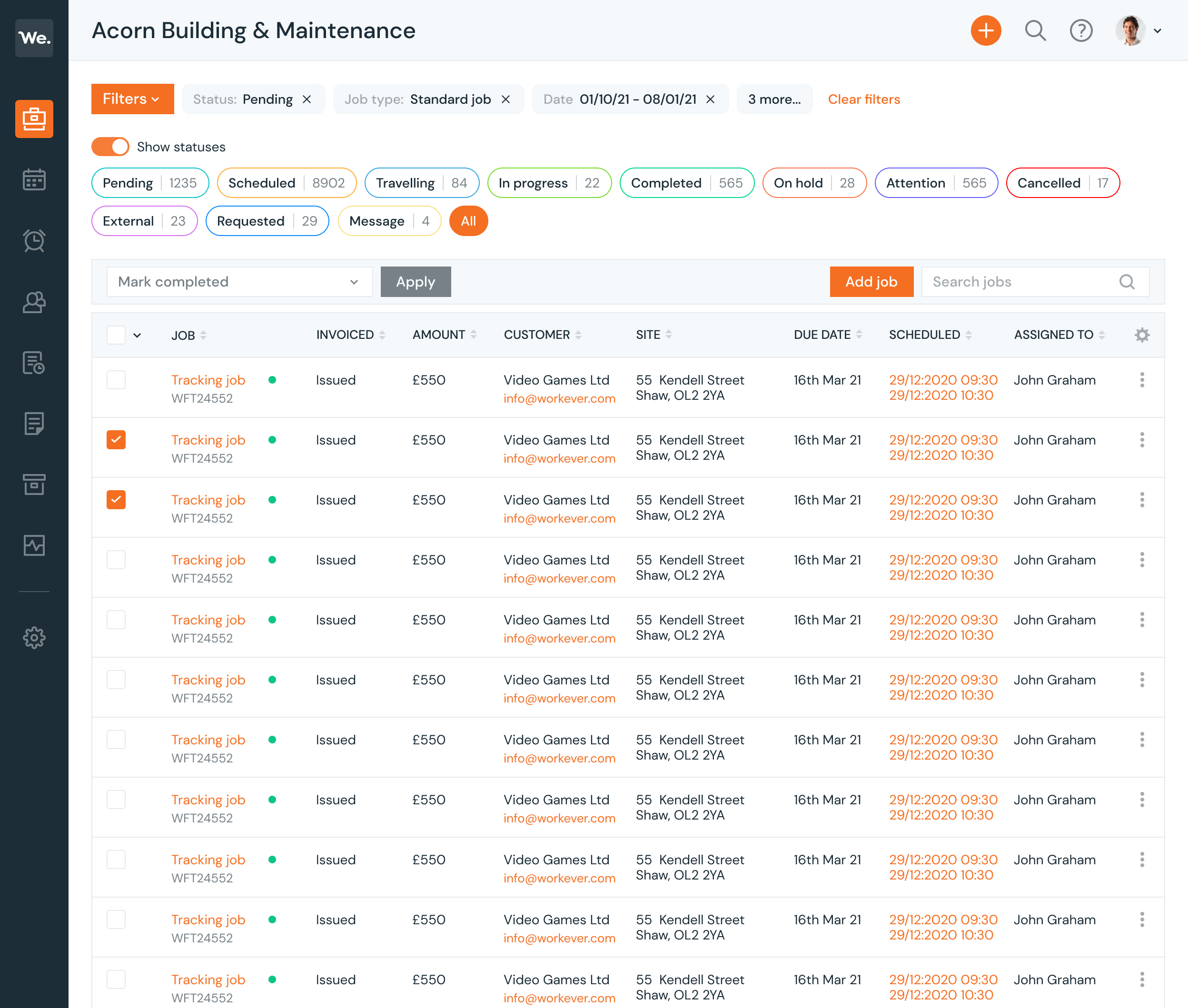 Construction Project Management Software Workever