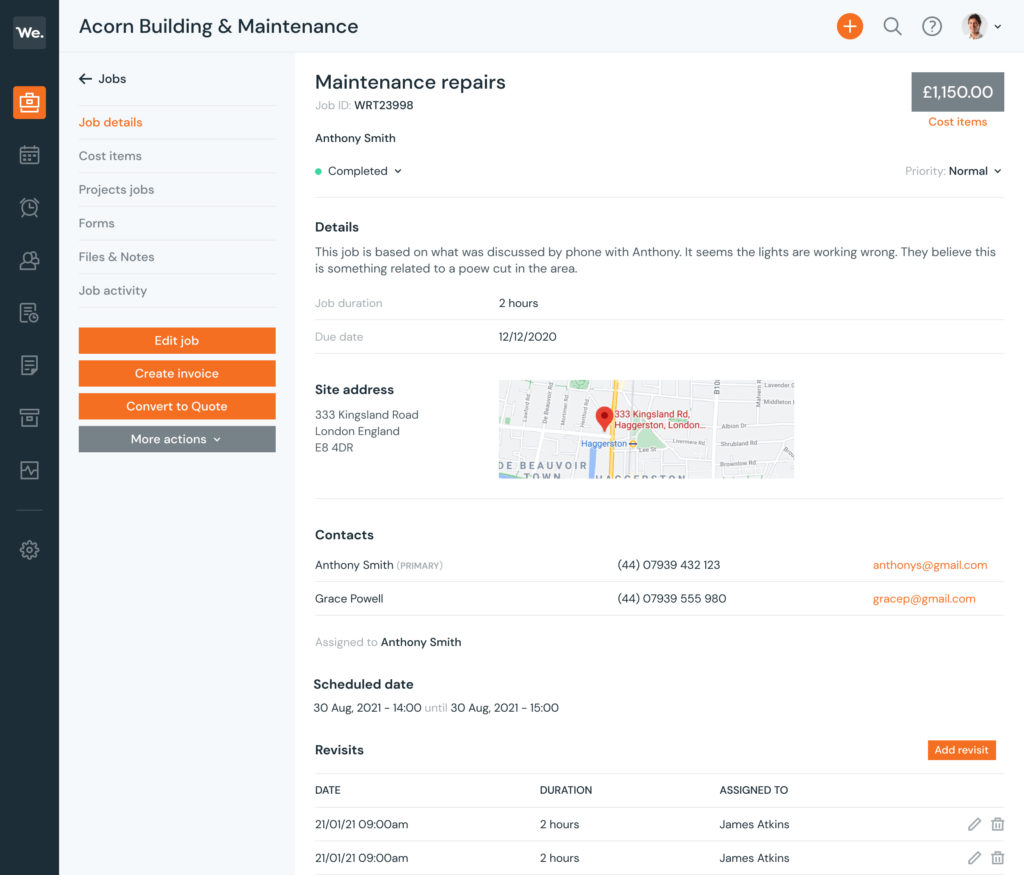 Quickbooks Integration Workever