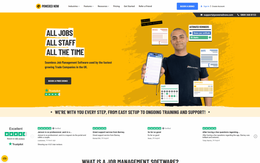 9 Best Job Management Software for Tradesmen [2026] Workever