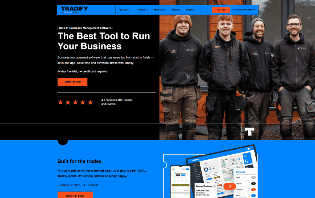 9 Best Job Management Software for Tradesmen [2026] Workever
